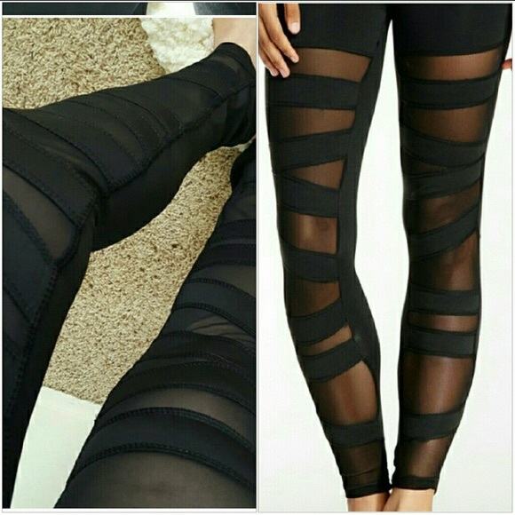 Electric Yoga Pants - Electric yoga lace up mesh tech panel ❤️sale❤️